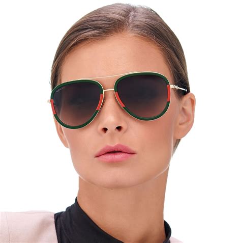 gucci belge green sunglasses orange and white|gg0062s 003.